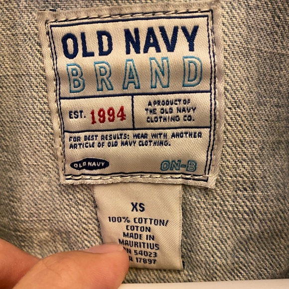 Old Navy Jean Jacket size XSmall - Picture 3 of 3